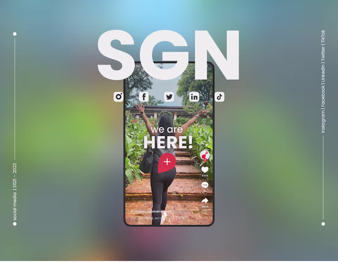 Cover image for Singapore Global Network Social Media Design