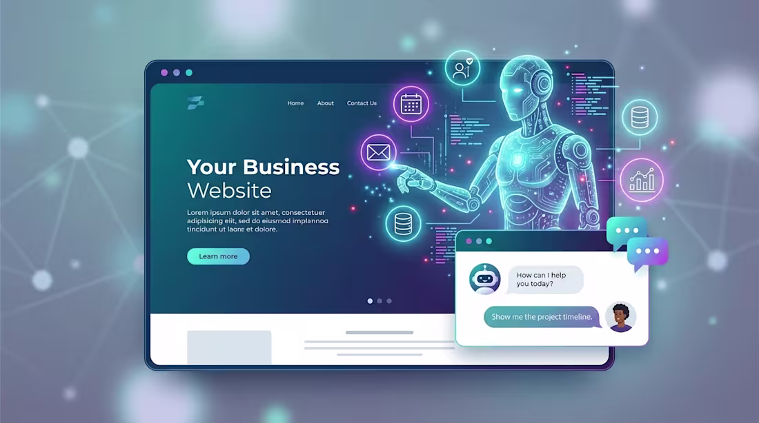 Cover image for AI Chatbot & AI Agent for Business Websites
