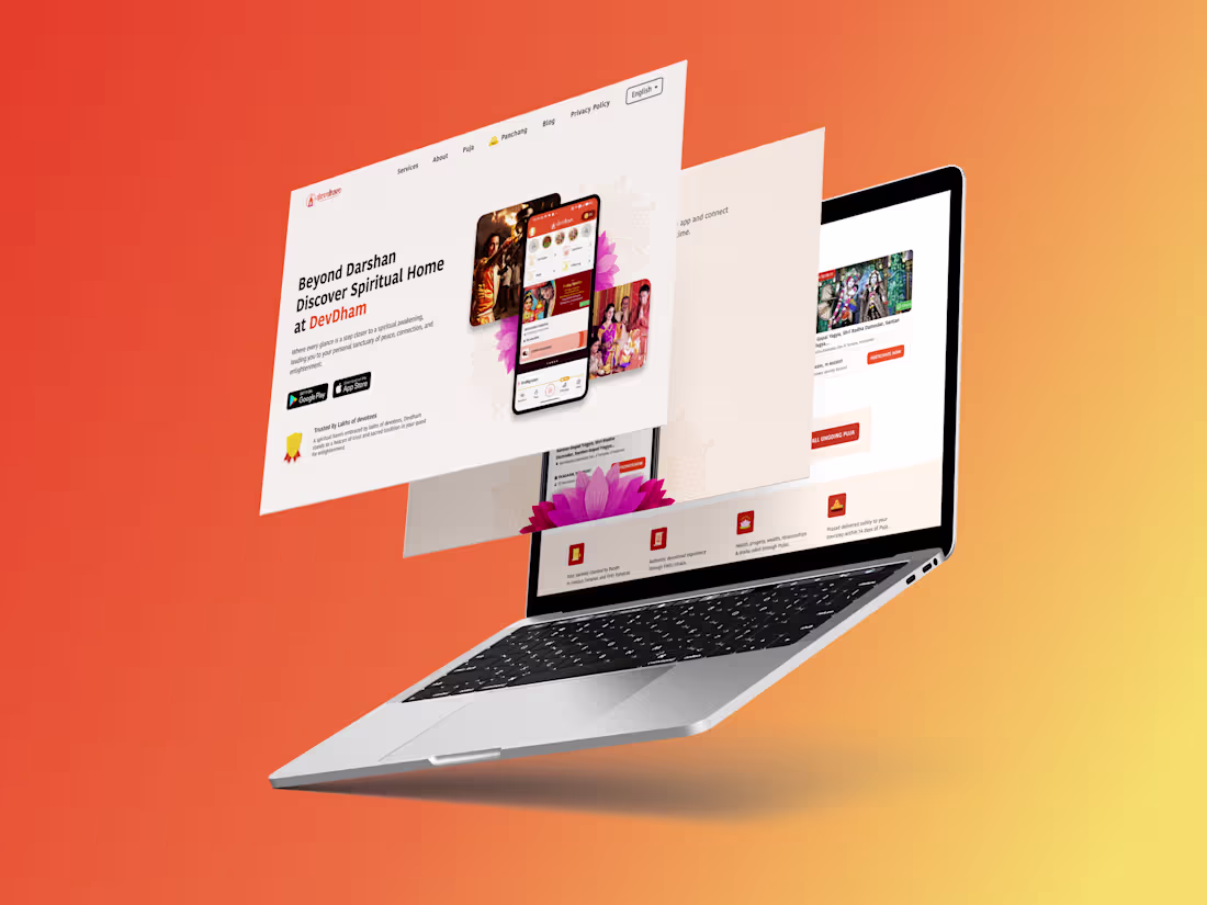 Cover image for Website Home page Design for