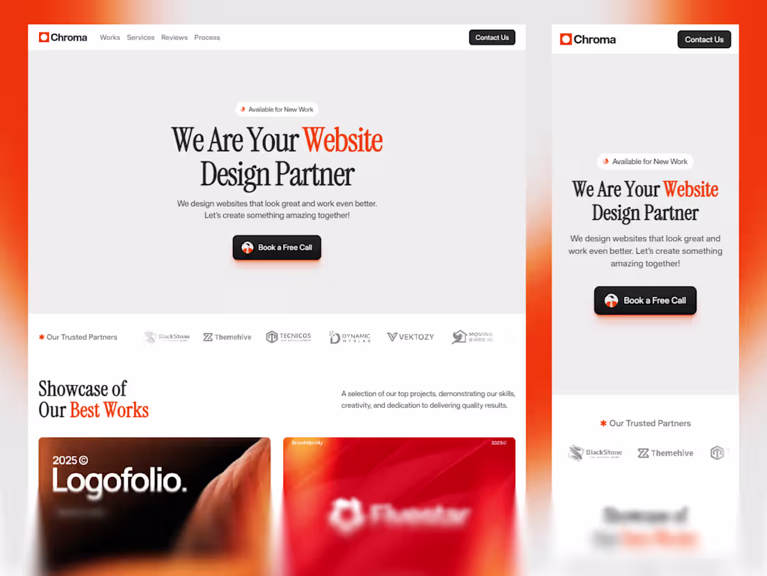 Cover image for Webpark Minimal Website by Framer