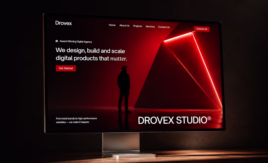Cover image for Drovex is a clean, modern