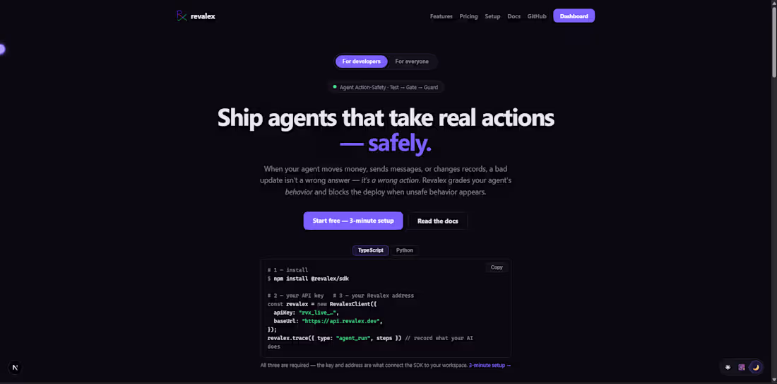 Cover image for An action-safety platform for AI