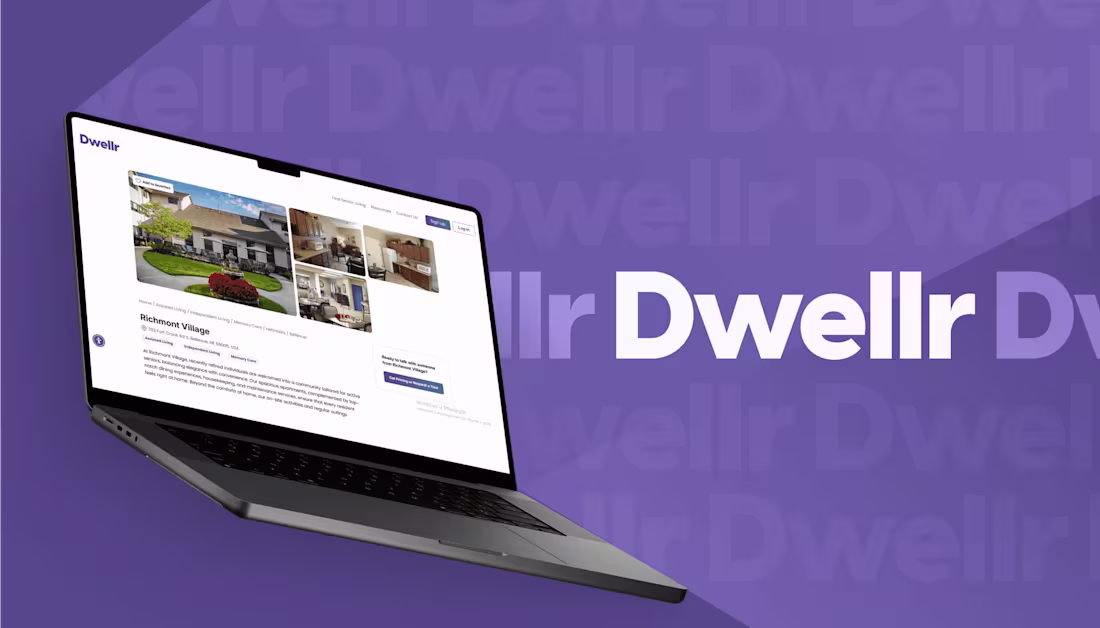 Cover image for Dwellr: Senior-Care Marketplace, 2x Engagement