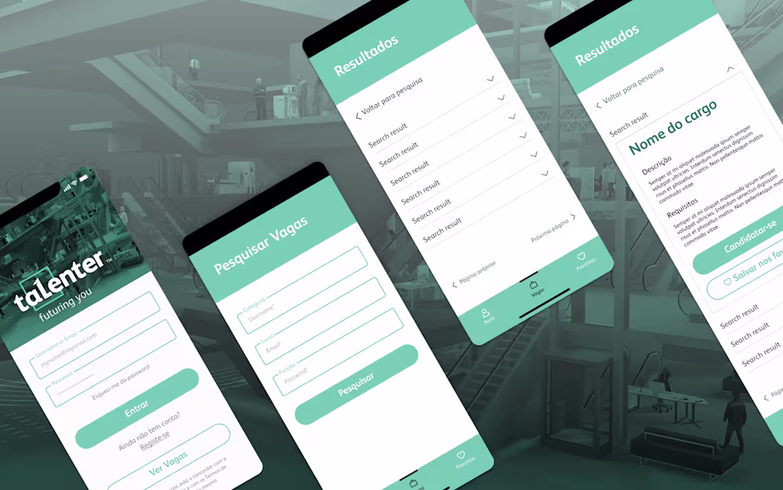 Cover image for Talenter App Redesign