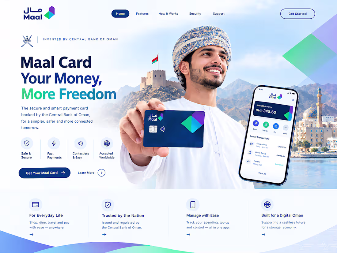 Cover image for MAAL CARD — WEBSITE DESIGN
A