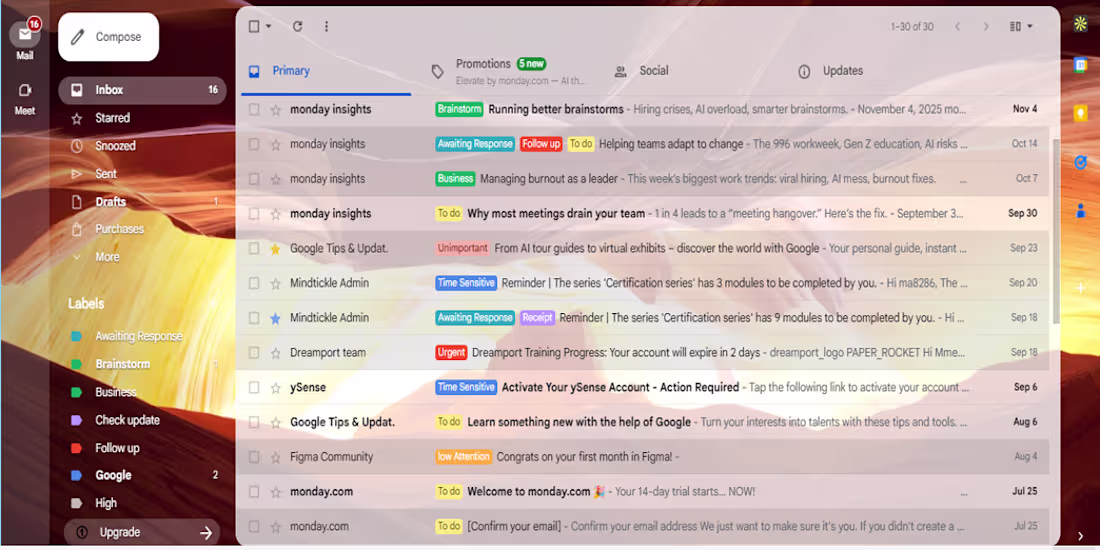 Cover image for Filtered emails and label them