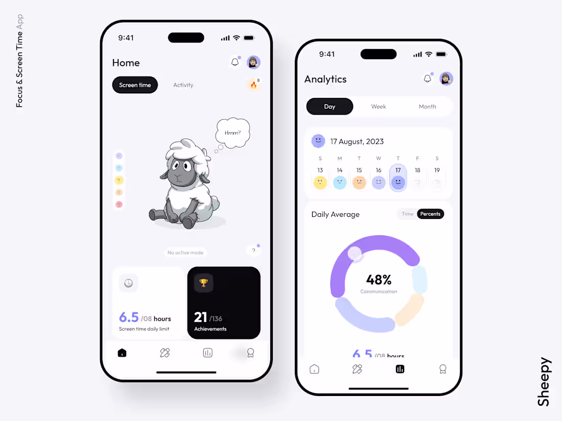 Cover image for Focus & Screen Time Mobile App | Digital Wellness