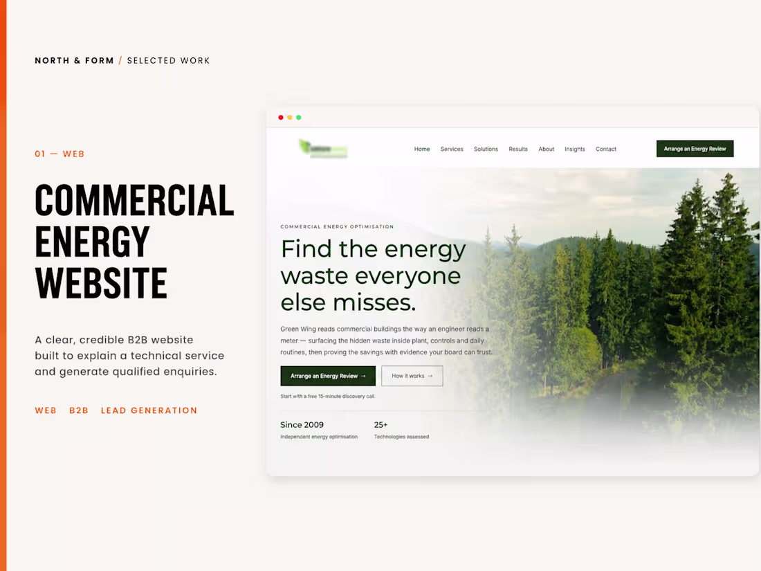 Cover image for A clear, credible B2B website