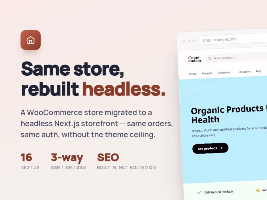 Cover image for High-Performance Headless E-Commerce with Next.js