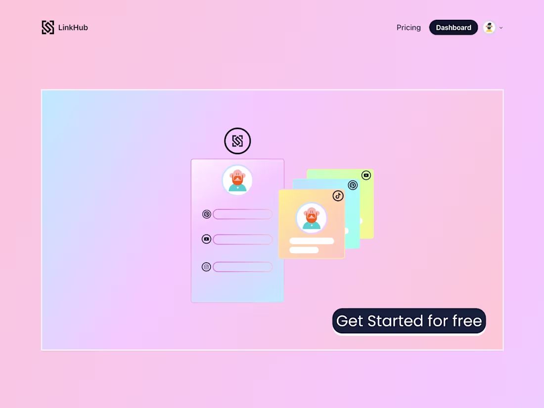 Cover image for LinkHub - Social media link management