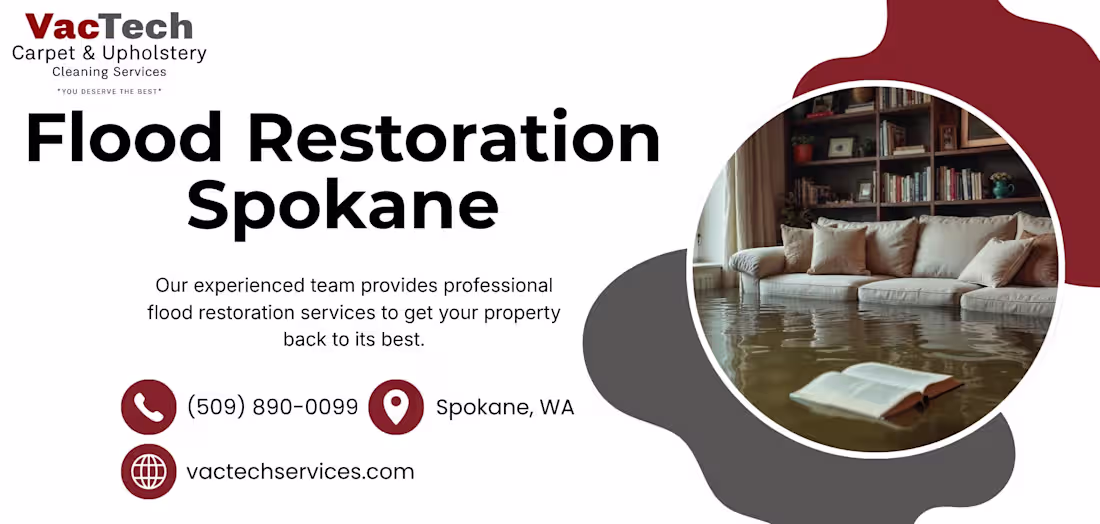 Cover image for Flood Restoration Spokane
VacTech Carpet &
