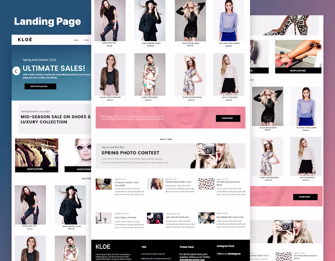 Cover image for Shopify Landing Page Designe