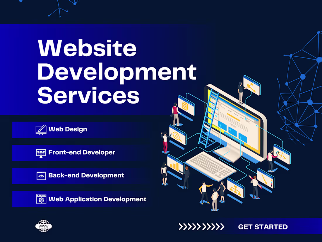 Cover image for professional company business website design and development