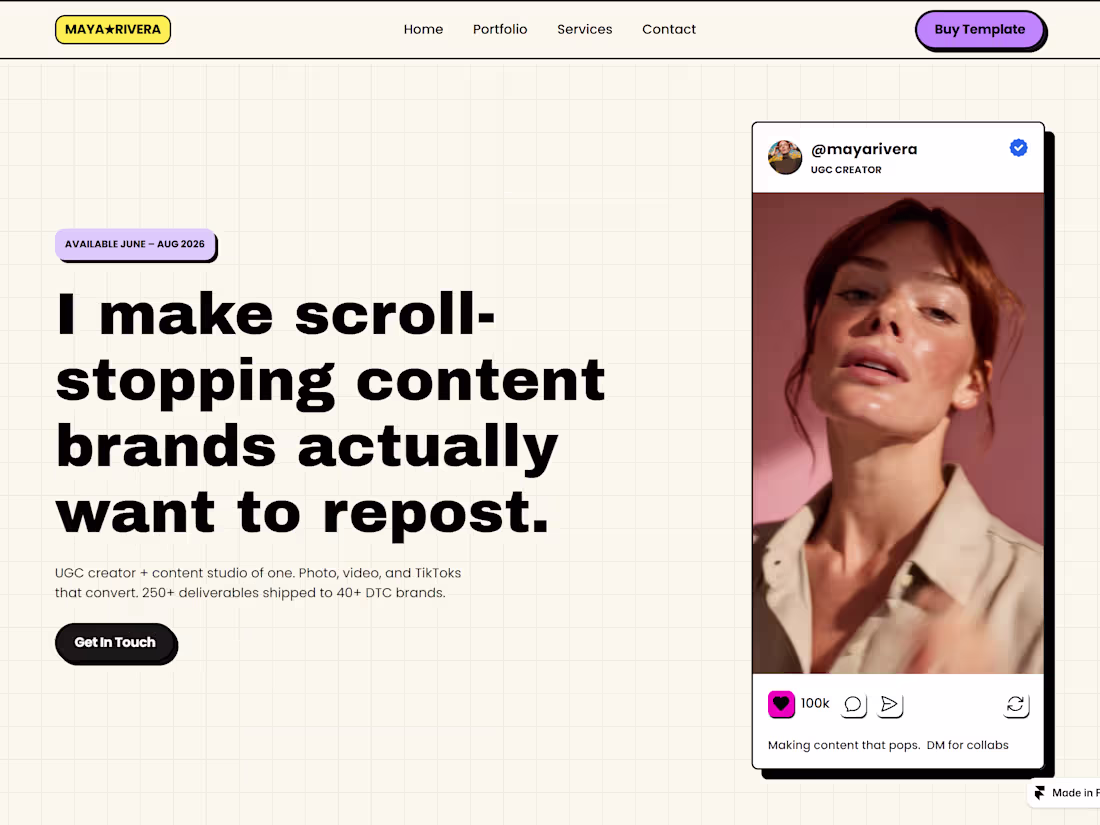 Cover image for Wrapped up this framer ugc