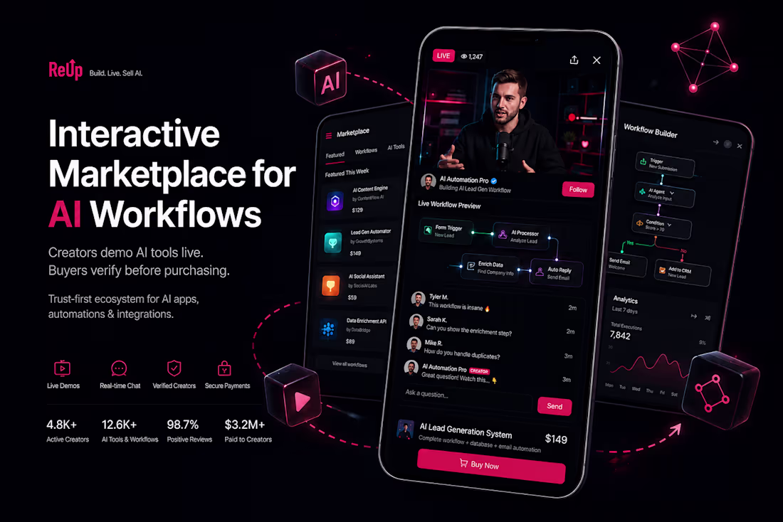 Cover image for AI Marketplace Platform — Live