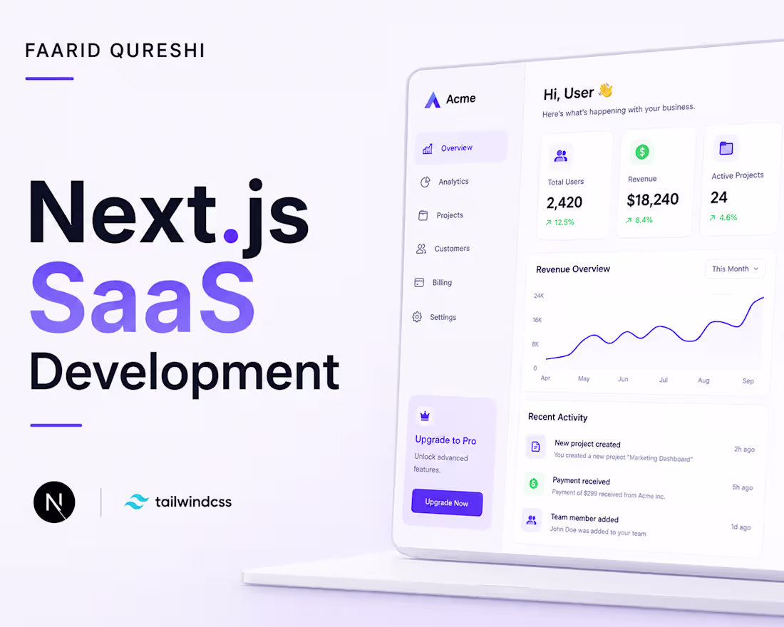 Cover image for Next.js SaaS Development