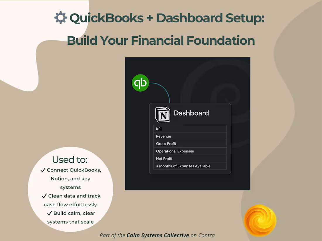 Cover image for 🌿 QuickBooks + Dashboard Setup