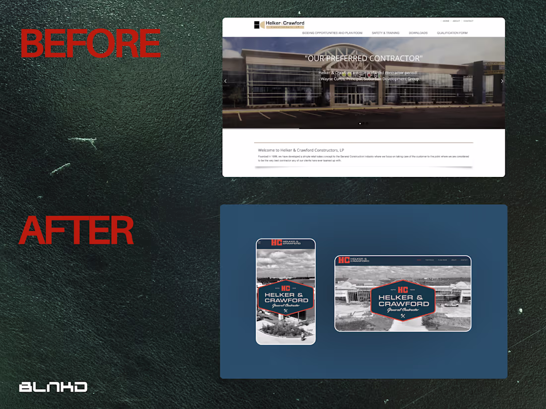 Cover image for Helker and Crawford | Brand and Web Design