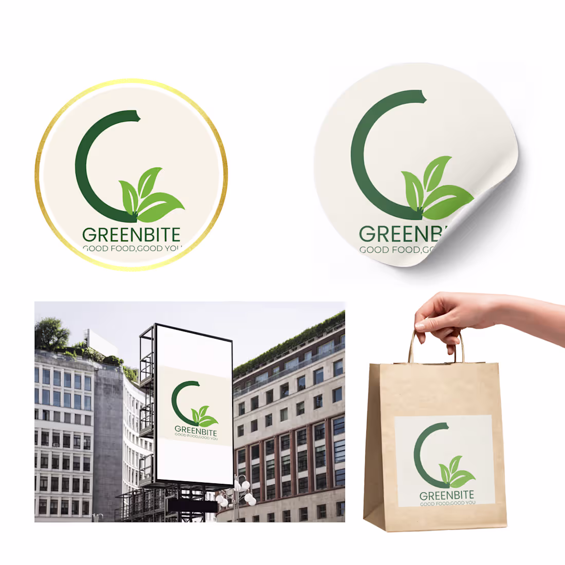 Cover image for Brand identity concept for GREENBITE