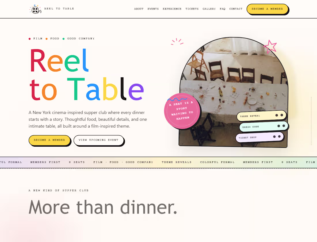 Cover image for Selected website work from my
