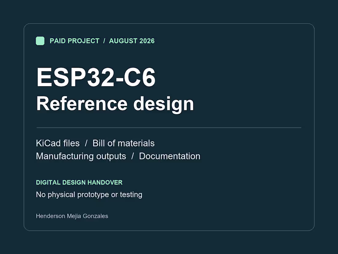 Cover image for ESP32-C6 Reference Design for Archimedes Market