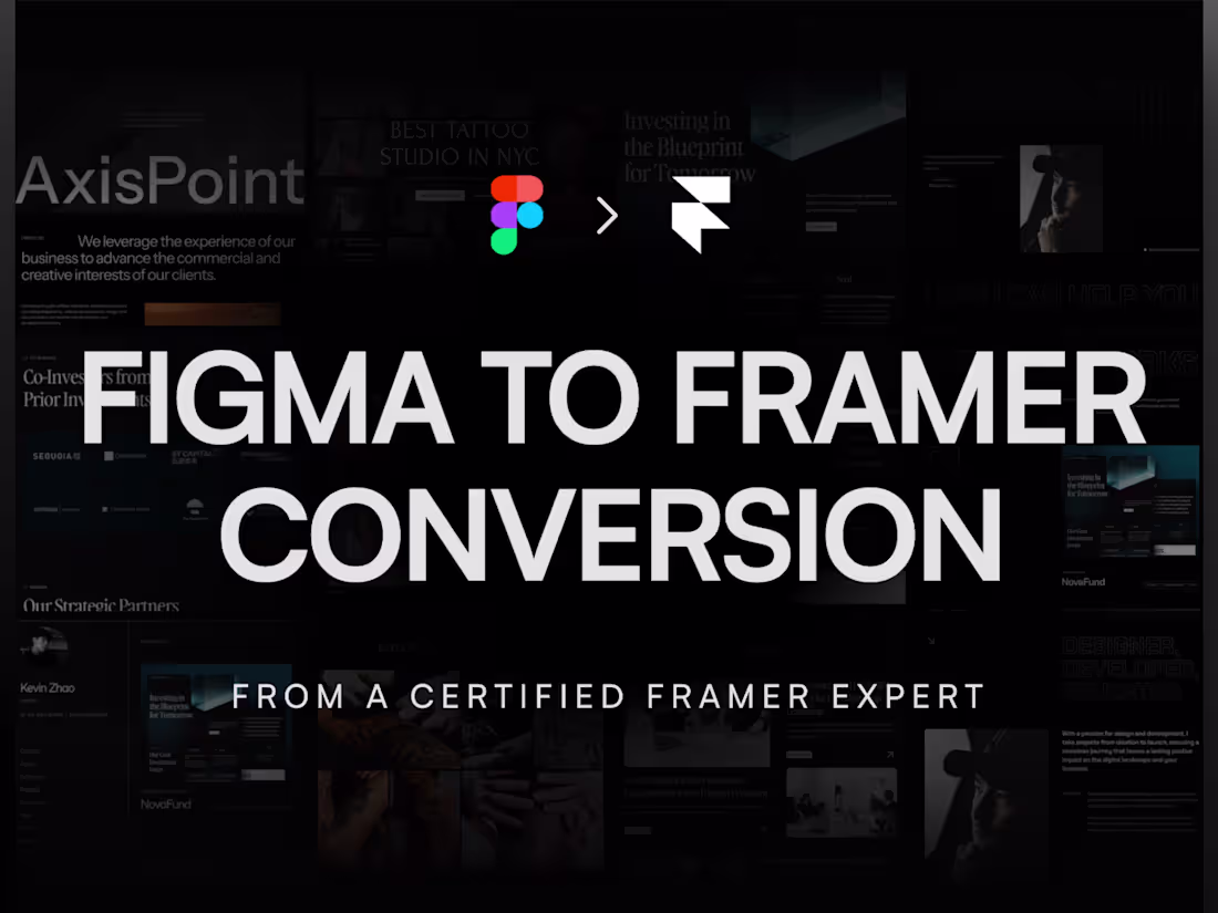 Cover image for Figma to Framer Conversion