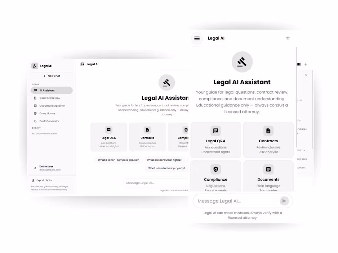 Cover image for LegalAI - Legal Research AI