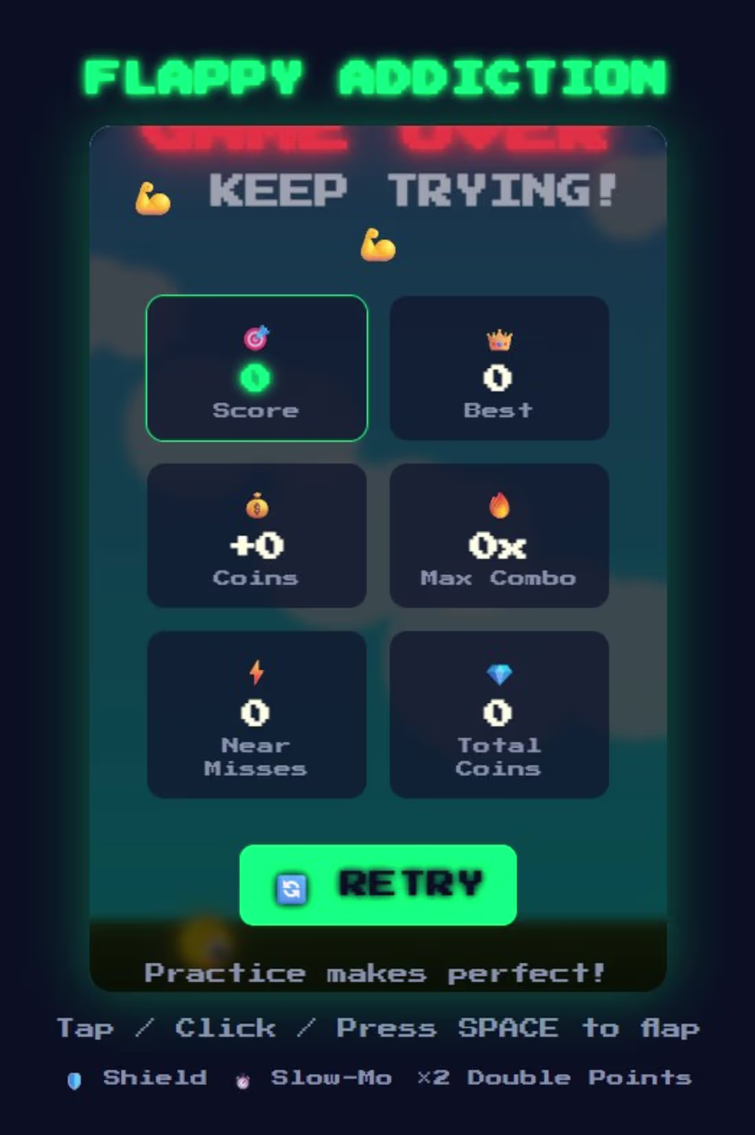Cover image for Flappy Addiction
An ai-based developed html
