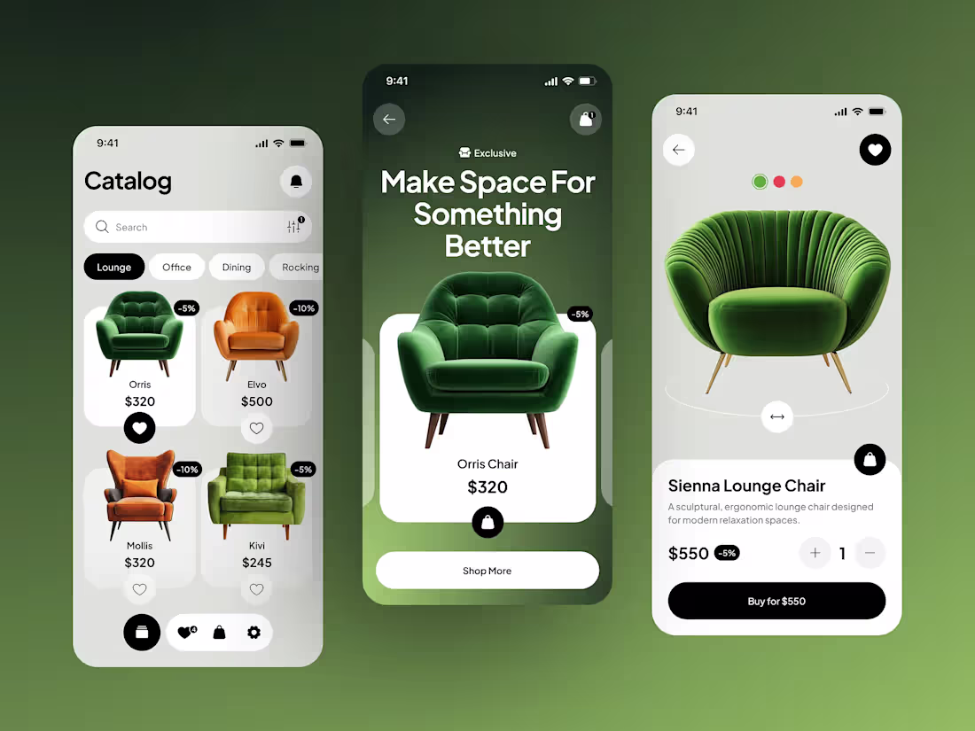 Cover image for Furniture E-Commerce Mobile App Case Study