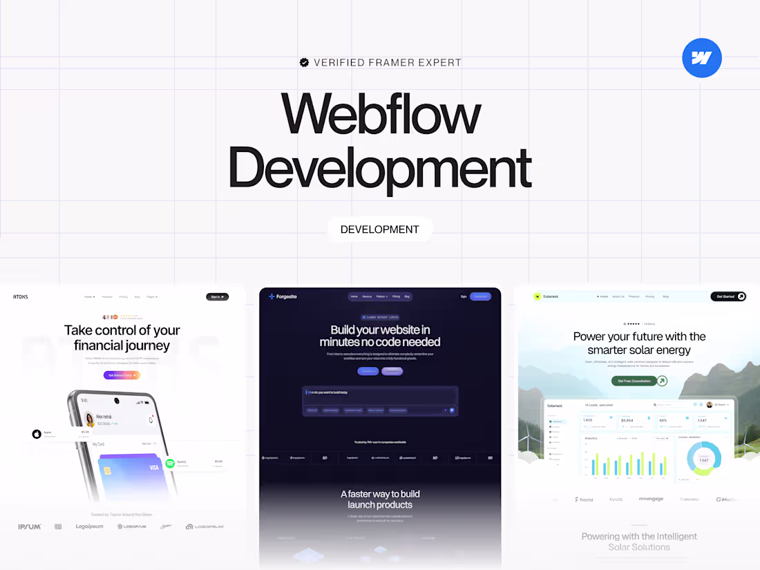 Cover image for Webflow Website Development