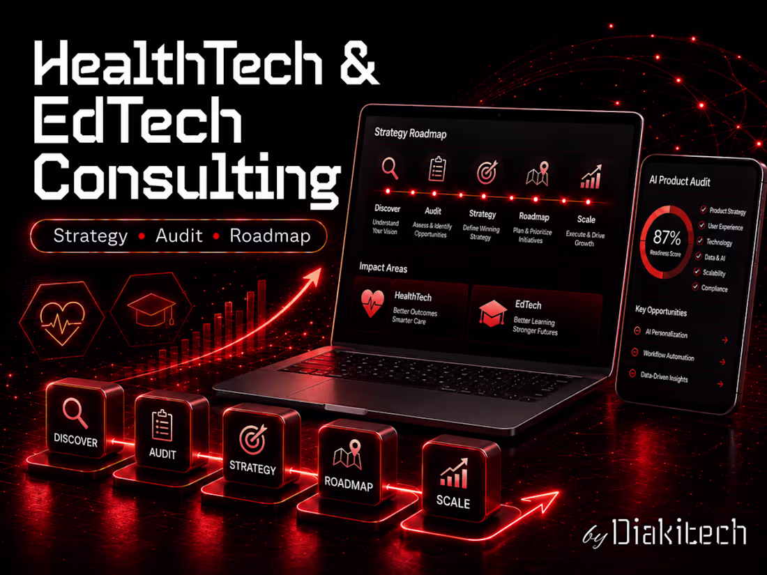 Cover image for HealthTech & EdTech Consulting