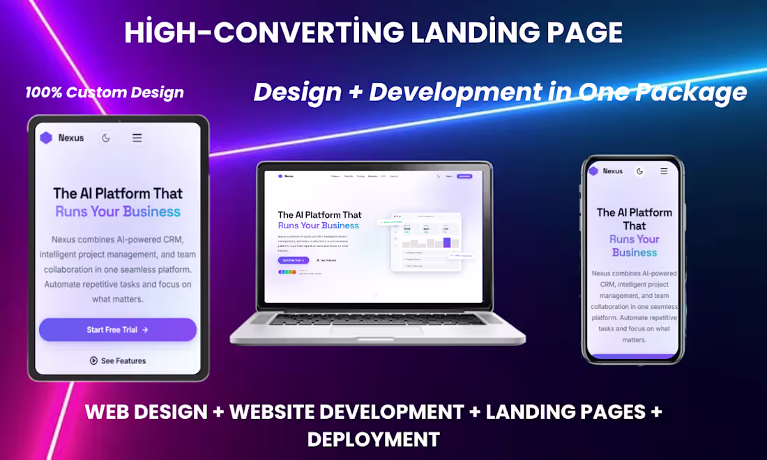 Cover image for Professional Web Design & Development