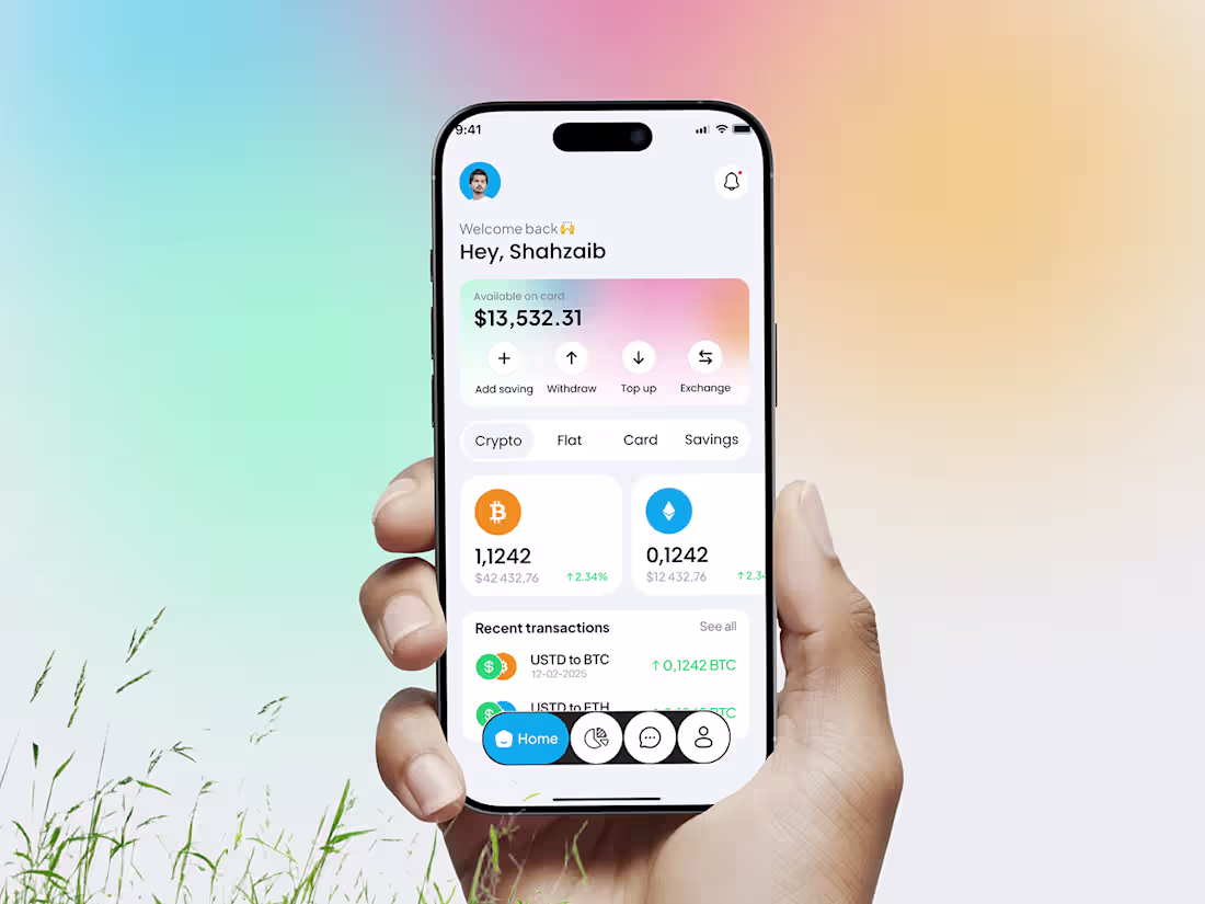 Cover image for Finance Mobile App | UI UX Design