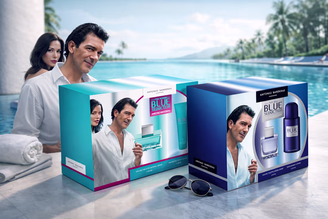 Cover image for Antonio Banderas Packaging design