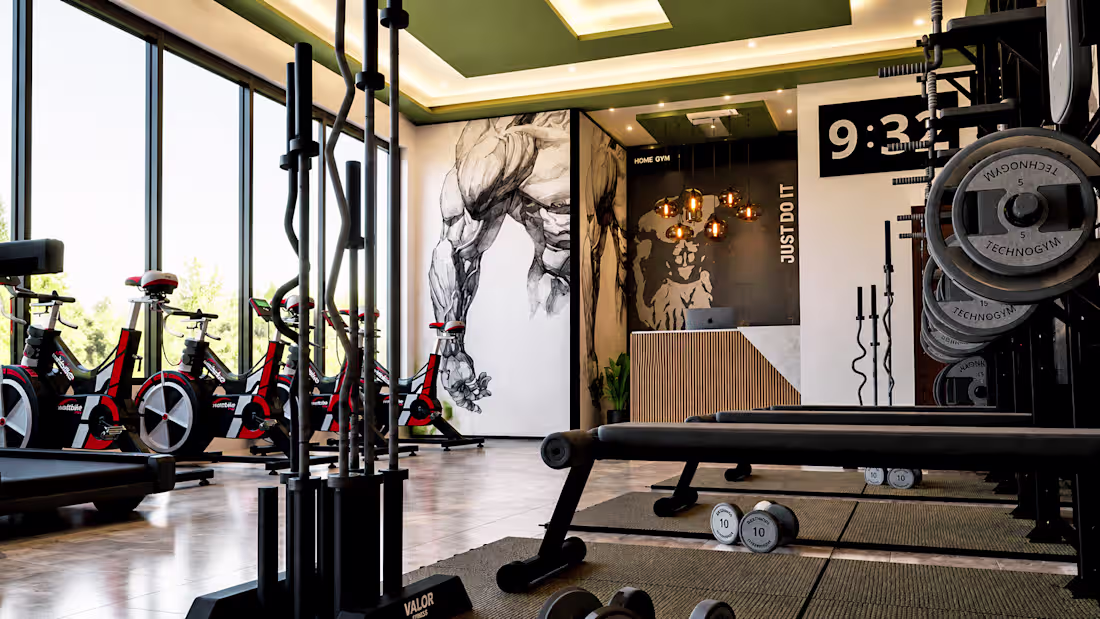 Cover image for Simple Gym interior design for