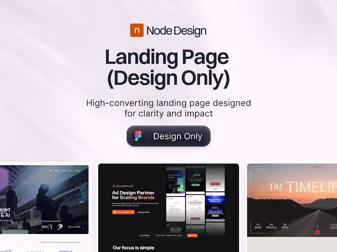 Cover image for Landing Page Design