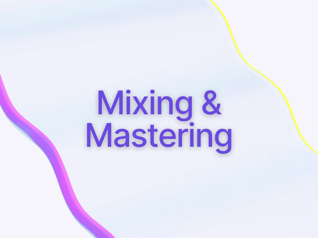 Cover image for Mixing & Mastering