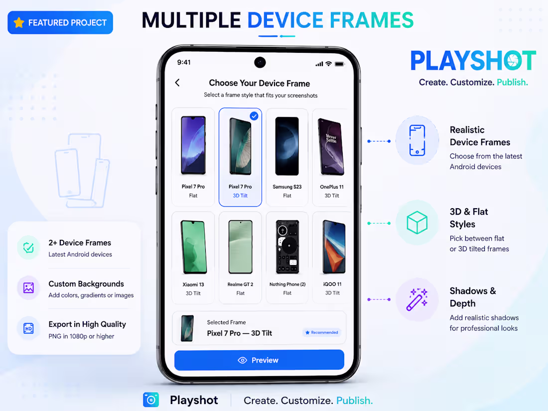 Cover image for PlayShot is a mobile app