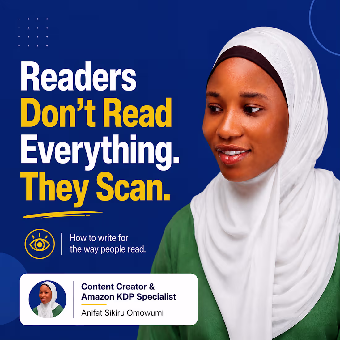 Cover image for Most people don't read content