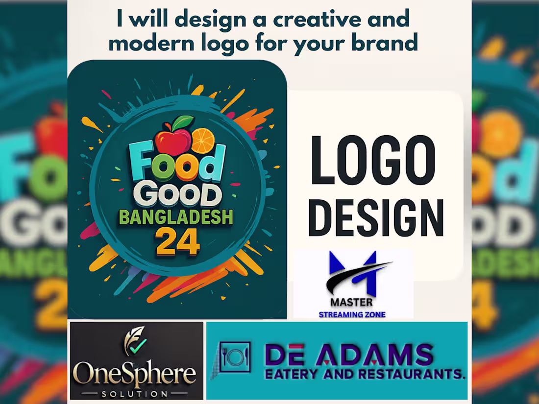 Cover image for I will, design a creative and modern logo for your brand.