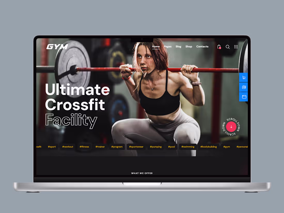 Cover image for 💪 Gym & Fitness Website