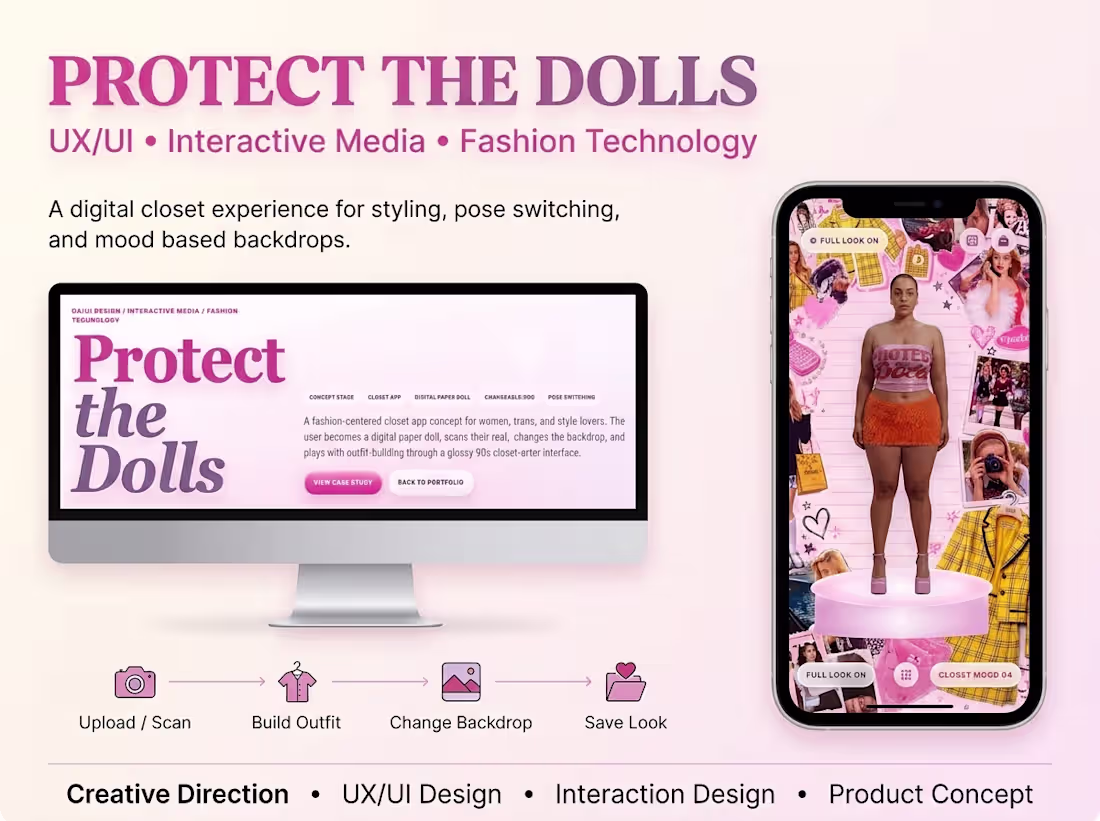 Cover image for Protect the Dolls — Interactive Digital Closet App