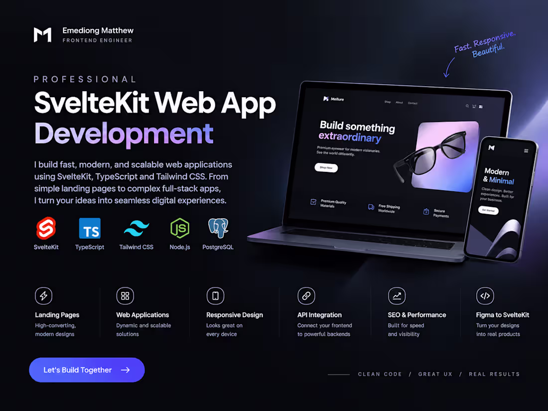 Cover image for SvelteKit Web App Development