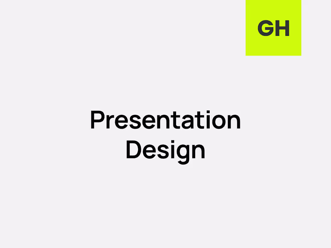 Cover image for Presentation Design