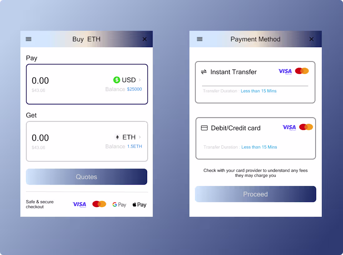 Cover image for UI for a fintech app