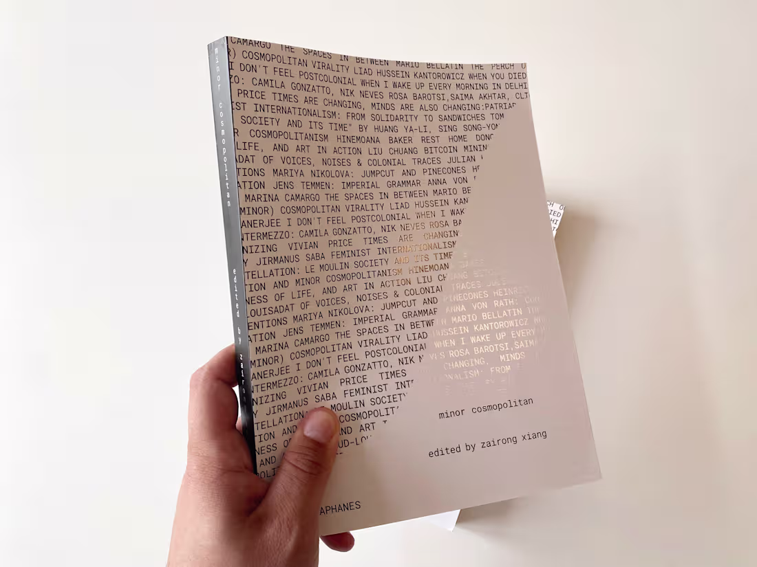 Cover image for Book design: Minor Cosmopolitan