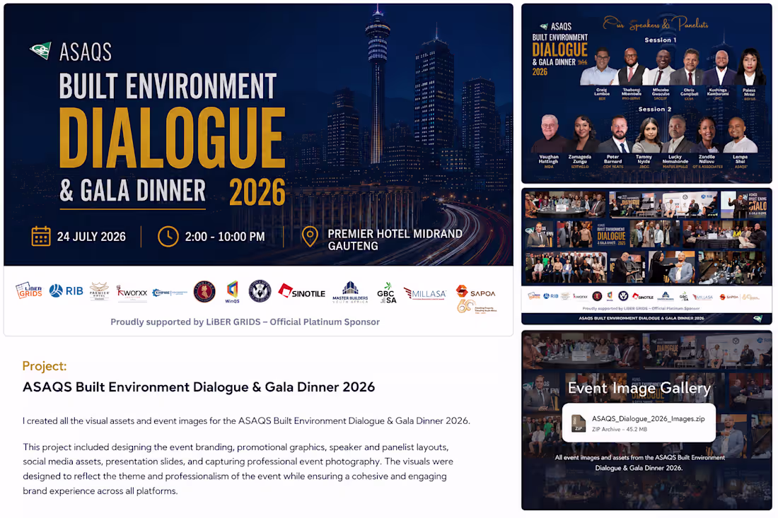 Cover image for ASAQS Built Environment Dialogue &