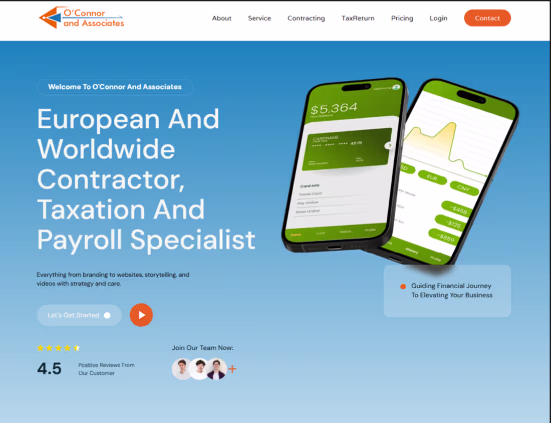 Cover image for Taxation and Payroll Specialist website