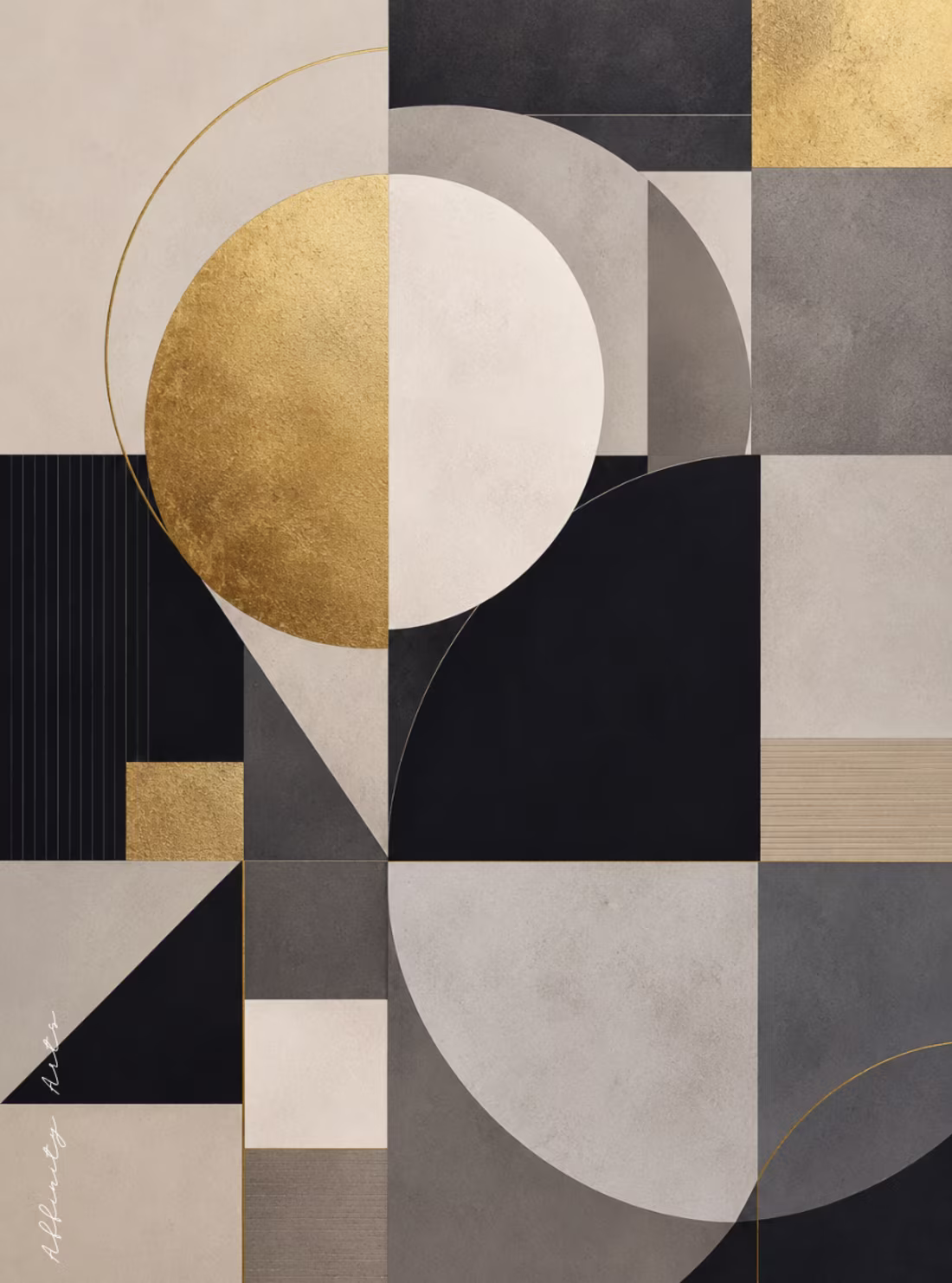 Cover image for "Bauhaus Gold" — Geometric Minimalist