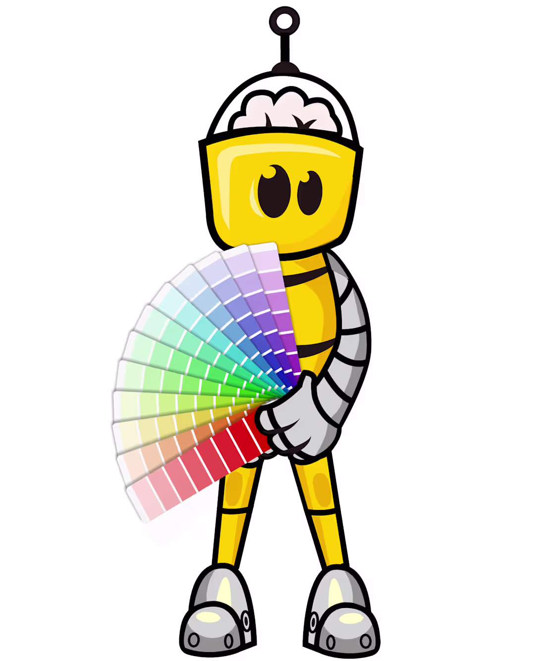 Cover image for I created this friendly robot to match a client request for ...